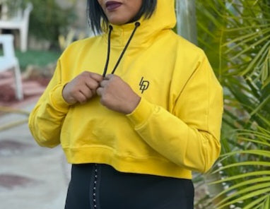 LesDoIt Crop Top Hoodies