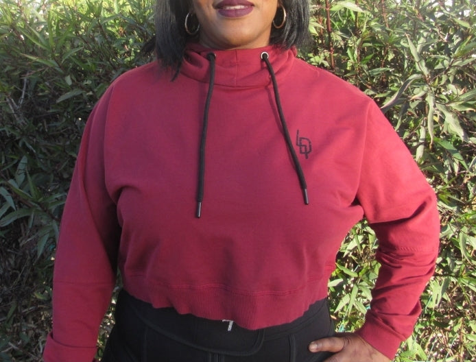 LesDoIt Crop Top Hoodies
