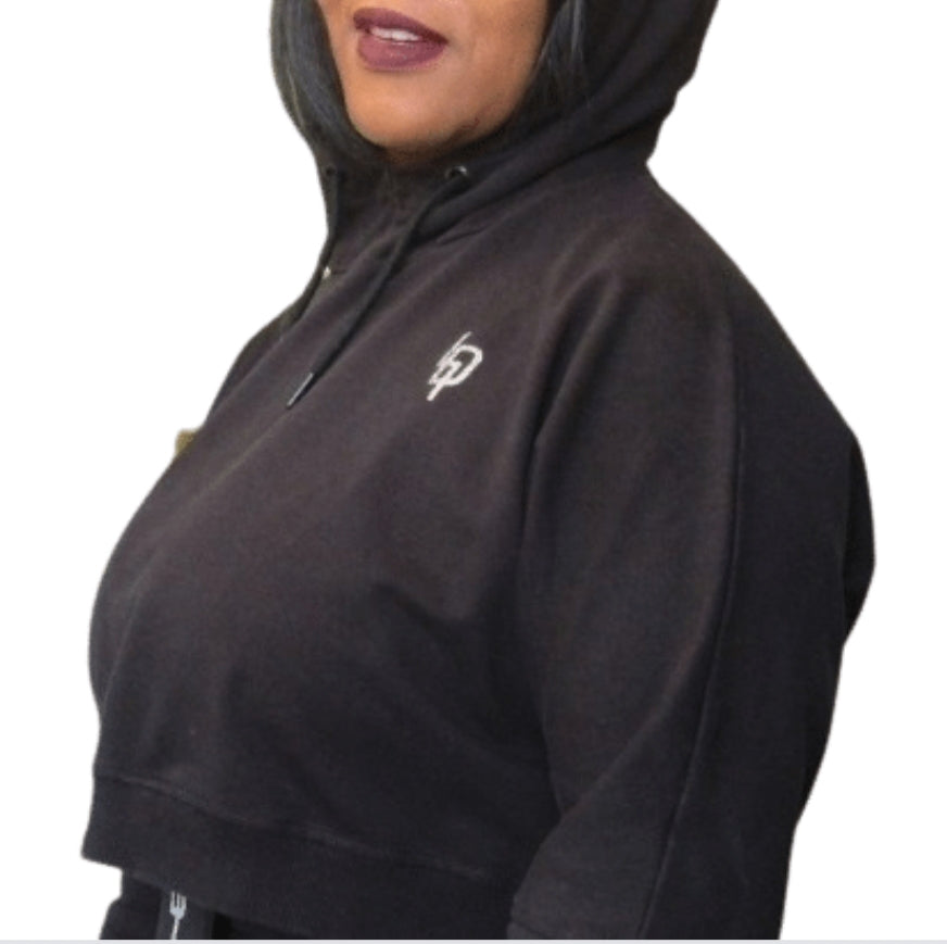 LesDoIt Crop Top Hoodies